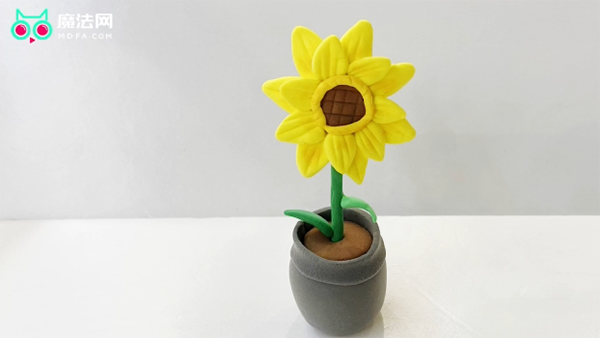 粘土太阳花制作方法