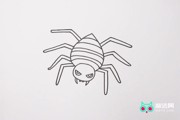 第五人格蜘蛛简笔画图片